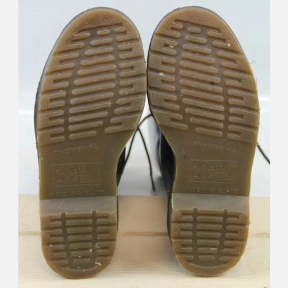 VTG DR MARTENS BULLDOG BRITISH FLAG BOOTS US 7  MADE IN ENGLAND 14 EYE 1914 TALL - Picture 10 of 14